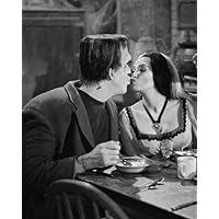 The Munsters classic of Herman & Lily kissing at breakfast table 5x7 photo