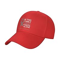 in This Family Nobody Fights Alone Brain Tumor Awareness Flag-Baseball Caps Denim Hats Cowboy Knit hat Fisherman's hat