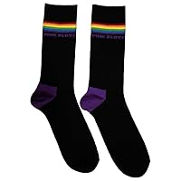 Rock Off officially licensed products Pink Floyd Wide Stripes Band Logo Ankle Socks Size UK Size 7-11