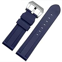 Simon Silicone Replacement Watch Strap for most Watches- Waterproof Breathable Sporty Rubber Watch Band for Men Unisex Women- Watchbands Sizes: 20mm, 22mm, 24mm, 26mm- Choose Colors