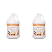Ginger Lily Farms Botanicals Moisturizing Conditioner for All Hair Types, Coco Mango, 100% Vegan & Cruelty-Free, Coconut Mango Scent, 1 Gallon Refill (Pack of 2)