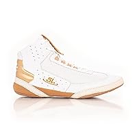 Ascend One Bo Nickel Signature Model Wrestling Shoes | White & Gold