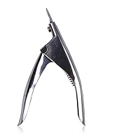 n/a Nail Cutter Professional Nail Clippers Straight Edge Acrylic Nail Clipper Tips Manicure Cutter Guillotine Cut False Nails (Color : White-Fruit peach5)