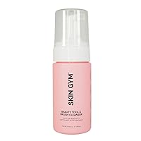 Skin Gym Beauty Tool & Makeup Brush Cleaner 3.40 Fl Oz - Removes Dirt and Oil on Sponges, Applicators, and Skincare Accessories - Formulated with Lavender, Tea Tree, and Rosemary Extracts