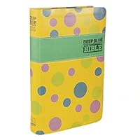 CEB Common English Bible Deep Blue Kids Bible Polka Dot Yellow CEB Common English Bible Deep Blue Kids Bible Polka Dot Yellow Leather Bound