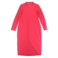 I.N.C. International Concepts Women's Long-Sleeve Dress (Fire Red, 12)