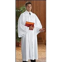 Christian Brands Catholic Pastor's Baptismal Gown (White, 57
