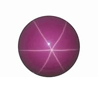 Lab Created Synthetic Star Ruby Round Cabochon Loose Stones from 4.5mm - 10mm