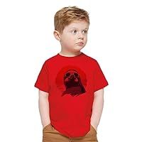 Baffle Funny Toddler Shirt, Retro Sloth - Sunset, 80's, Cool, Animal, Retro, Unisex, Toddler Tee, Youth, Short Sleeve T-Shirt (3T, Red)