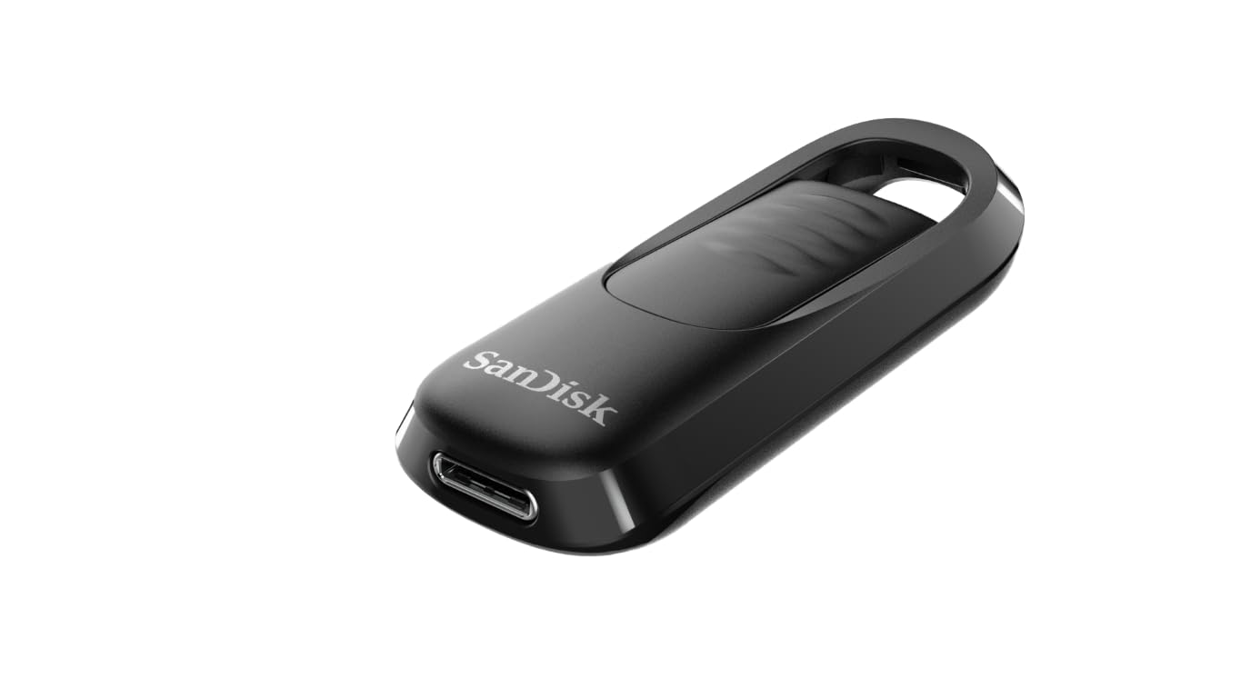 SanDisk 256GB Ultra Slider USB Type-C Flash Drive - Up to 400MB/s, USB 3.2 Gen 1, Retractable Connector - SDCZ480-256G-G46​