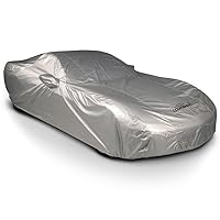 Coverking Custom Fit Exterior Car Cover Designed for Select Chevrolet Corvette Model Vehicles: Silverguard Plus Fabric, Silver
