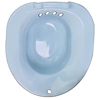 Sitz Bath Toilet Seat for Hemorrhoids Pregnant Women Postpartum Care Plastic Private Parts Washing Basin Blue