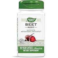 Nature's Way Beet Root 500 mg, 100 Capsules, Pack of 2