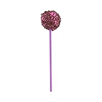 Restaurantware 5.9 Inch Cake Pop Sticks 100 Durable Lollipop Sticks - Sturdy Multipurpose Purple Paper Colored Cake Pop Sticks Food Grade For Desserts Or Crafts