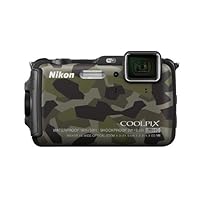 Nikon Digital Camera AW120 Waterproofing Camouflage AW120GR 16 Million Pixels