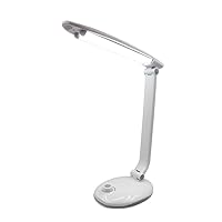 Modern Adjustable Table Lamp, LED Desk Lamp with Charger, Stepless Dimming Smart Eye-Caring Reading Lamp, Study, Working, Home, Office Light Table Lamp Decor