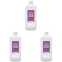 Amazon Basics 91% Isopropyl Alcohol First Aid Antiseptic, Unscented 32 Fl Oz (Pack of 3) (Previously Solimo)