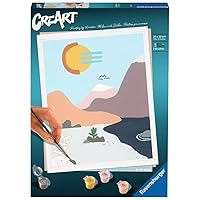 Ravensburger CreArt by The Lake Paint by Numbers Kit for Adults - 23641 - Painting Arts and Crafts for Ages 12 and Up