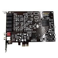 Occus Nature Sound Blessed PCI-E 5.1 Creative Sound Card SN0105 Sb0105 PCIE 5.1 for XP Windows 7/8/10 - (Color: Black)