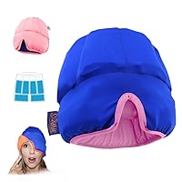 SOOTHIE Headache Hat and Migraine Relief Cap. Ice Hat for Headaches & Puffy Eyes. Warm Therapy for Sinus & Stress Relief. Enjoy Our Improved Hat-33% More Soothing Gel Packs on Your Head!