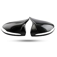 New Protective M3-Style Mirror Cover Stickers 2PCS Compatible with Mercedes Benz C-Class Sedan W205 2015-2020 C180 C200 C220 C250 C300 C350 (Carbon Look)