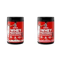 Six Star Whey Protein Plus Bundle with Cookies & Cream and Strawberry Smoothie Flavors, 30g Protein, 1.8 lbs Each