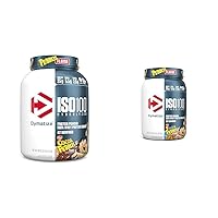 Dymatize ISO100 Hydrolyzed Protein Powder & ISO100 Hydrolyzed Protein Powder, 100% Whey Isolate, 25g of Protein, 5.5g BCAAs, Gluten Free, Fast Absorbing, Easy Digesting, Fruity Pebbles, 20 Servings