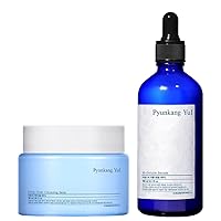 Pyunkang Yul Deep Clear Cleansing Balm, Moisture Serum - Korean Face Serum with Oriental herbs and Olive Oil giving Oil, and Water Balance, Makeup Remover All In One Face Wash, Removes Heavy Makeup