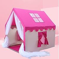 Princess Castle Play Tent Kid Play Tent Large Kids Play House for Indoor and Outdoor Gift and Toys for Girls 47 x 39 x 49 inch,Pink