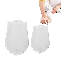 Angzhili 2 Pack Kneading Dough Bag,Silicone Kneading Bag,Multifunctional Dough Mixer For Bread and Cookie,Flour Mixing Bag Preservation Bag, Bread Kneading Tool Reusable Dough Bag,Cooking Tool,2 Size
