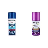 Bundle of Dermoplast Pain, Burn & Itch Relief Spray (Packaging May Vary) + Dermoplast Kids Sting-Free First Aid Spray