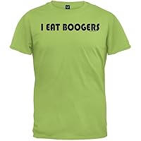 Old Glory I Eat Boogers T-Shirt - Large Light Green