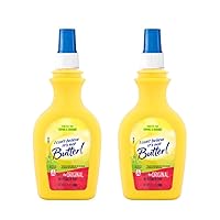 I Can't Believe It's Not Butter Spray 12 oz (2-Pack) Non Dairy Butter Alternative, Plant Based Butter Spray for Popcorn, Cooking, Vegetables and More - Bundled with STPLLC fridge magnet