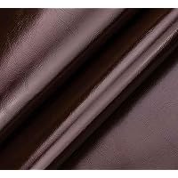 Tooling Leather Square Genuine Top Full Grain Oil Tan Cowhide Leather Sheets for Crafts Tooling Sewing Wallet Earring Hobby (Dark Brown,22x50inch)