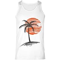 Palm Tree Men's Fitness Tanks Tops T Shirt