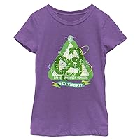 Harry Potter Girl's Slytherin Grid T-Shirt