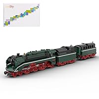 1568Pcs BR18 RC Vapor Train Locomotive Model Creative Train Building Blocks DIY Train to Build for Adults