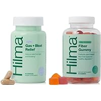 Hilma Natural Gas & Bloating Relief and Prebiotic Fiber Gummies Bundle