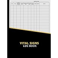 Vital Signs Log Book: Personal Medical Health Record Notepad/Notebook to Help Monitor Blood Pressure/Sugar, Heart Pulse/Respiratory/Breathing Rate, ... Temperature & Weight - Hardback/Hardcover Vital Signs Log Book: Personal Medical Health Record Notepad/Notebook to Help Monitor Blood Pressure/Sugar, Heart Pulse/Respiratory/Breathing Rate, ... Temperature & Weight - Hardback/Hardcover Hardcover Paperback