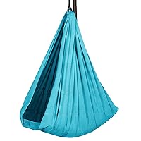 Sensory Swing Adult, Sensory Swing for Adults Indoor Therapy Swing for Kids Outdoor Adjustable Swing for Adults with Autism Blue 1.5 * 2.8m, Sensory Swing Indoor