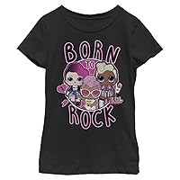 L.O.L. Surprise! Girls Born to Rock Girls Short Sleeve Tee Shirt