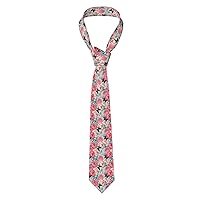 Gerrit Colorful Heart-Standard Print Men Cufflinks Tie Skinny Necktie Great For Weddings, Groom, Groomsmen, Missions, Gift