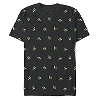 STAR WARS Men's The Mandalorian Grogu Allover Print T-Shirt