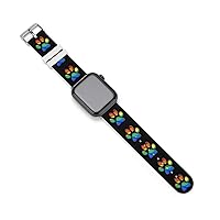 Rainbow Flag Gay Bear Silicone Strap Sports Watch Bands Soft Watch Replacement Strap for Women Men