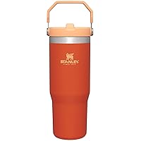 STANLEY IceFlow Stainless Steel Tumbler with Straw, Vacuum Insulated Water Bottle for Home, Office or Car, Reusable Cup with Straw Leak Resistant Flip