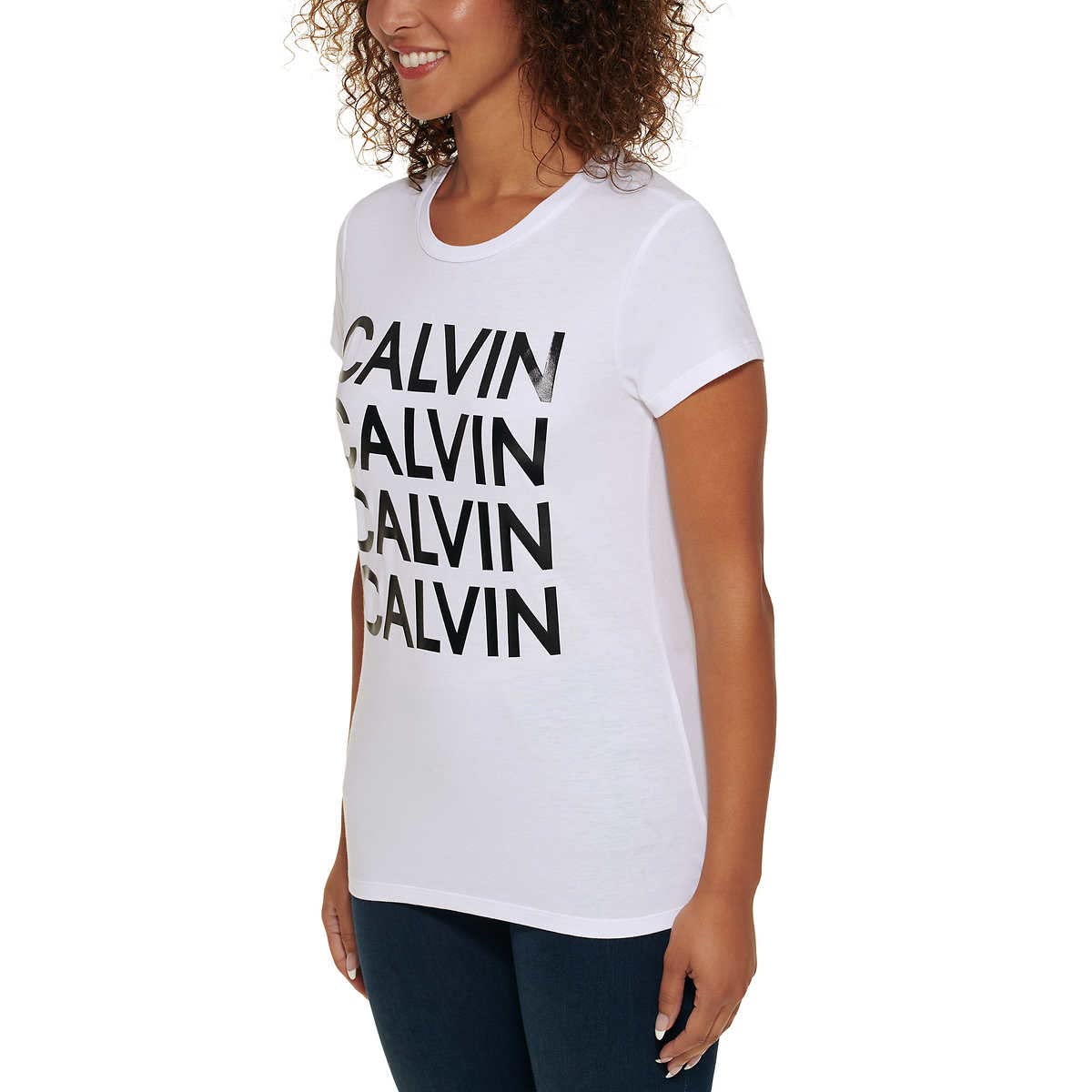 Mua Calvin Klein Jeans Ladies' Logo Crewneck Tee | Womens Summer Tops  Graphic Tees | Womens Short Sleeve Tops trên Amazon Mỹ chính hãng 2023 |  Giaonhan247