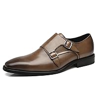 Men Dress Shoes Lace Up Oxford Classic Plain Toe Modern Formal Leather Shoes for Men