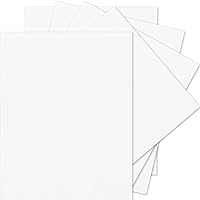 25 Sheets White Cardstock Paper 8.5 x 11 inches, 250 GSM/92 lb Thick Card Stock Paper White Construction Paper for DIY Cards, Cardstock Printer Paper Scrapbook Paper Cardboard Paper for Crafts