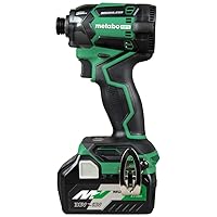 Metabo HPT 36V MultiVolt™ Cordless Triple Hammer BOLT Impact Driver Kit | 1/4-Inch Keyless | 5 Speed Modes | 3 LED Lights | Up to 1,903 in-lbs of Torque | IP56 Rated | Lifetime Tool Warranty | WH36DC