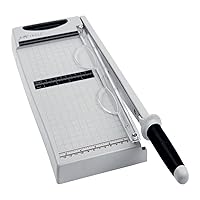 Tim Holtz Paper Cutter Tool - Maxi Guillotine Paper Trimmer for Scrapbooking, Vinyl, and Craft Paper - 12.25 Inch Cutting Length with Extendable Ruler and Grid Lines